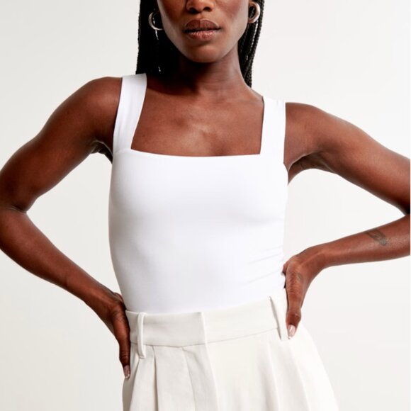 Abercrombie & Fitch Square Neck Bodysuit - Soft A&F Collection - Size L - Picture 3 of 3